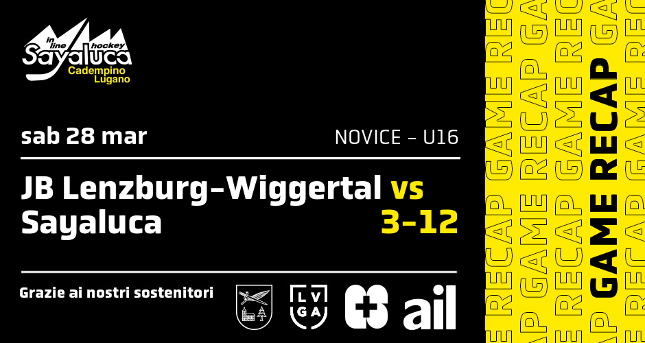 JB Lenzburg-Wiggertal vs Sayaluca