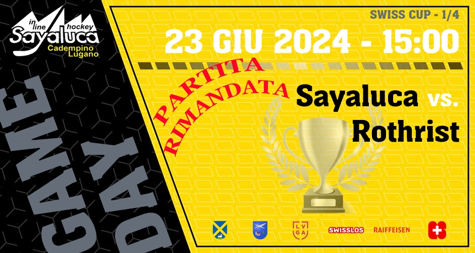 Partita del 23.06.2024  - rimandata