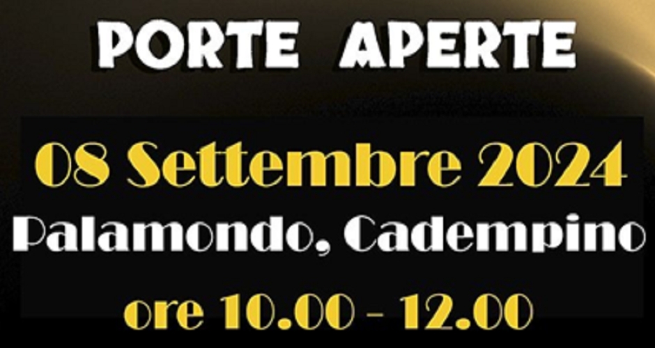 PORTE APERTE 2024 - 8 SETTEMBRE 2024